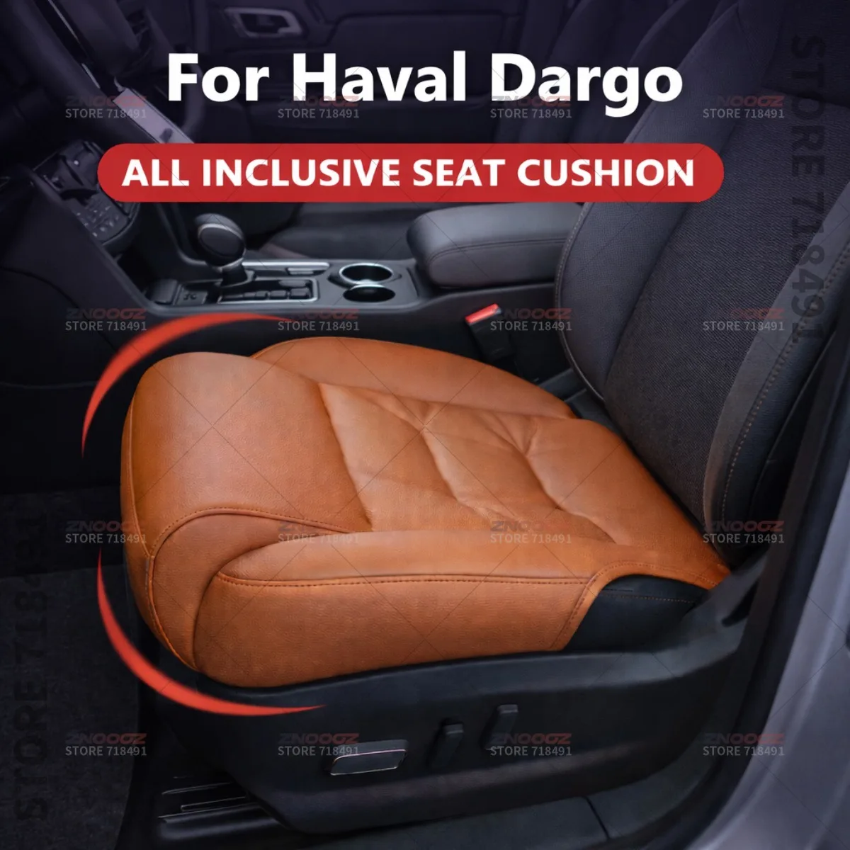 For Great Wall Motor Haval Dargo Car Seat Leg Support Extension Seat Cover Memory Foam Extender Cushion Interior Accessories