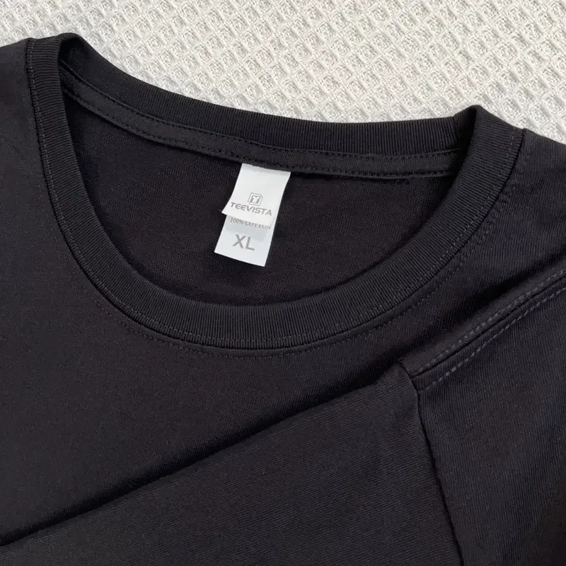 Cotton Graphic Print T-Shirt - Breathable, Comfortable Everyday Fabric, Casual Short Sleeve Round Neck Distressed Top with Funny Quote 