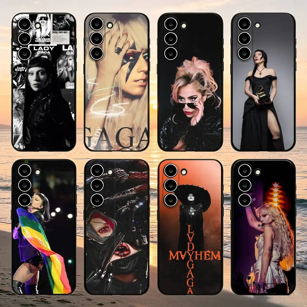 Lady Gaga Phone Case For Samsung Galaxy A52 A42 A32 A22 A12 A02S A72 A73 A51 A41 A31 A21S A71 A30S Black Cover