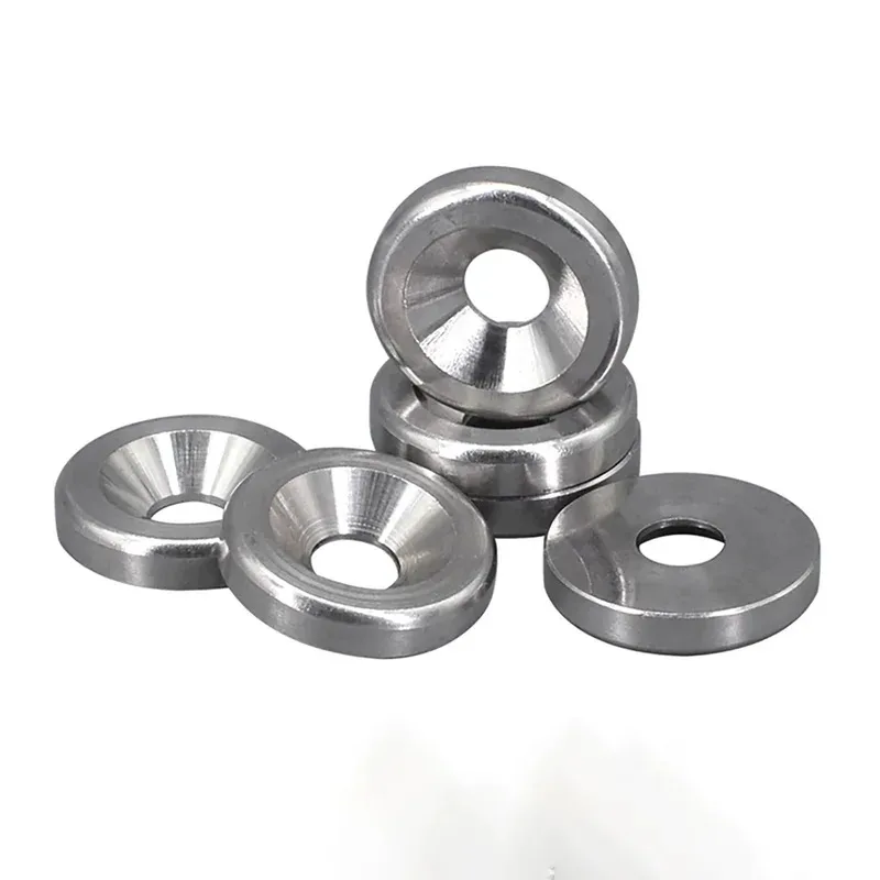 

Fisheye Gasket 304 SS Solid Spacer for Countersunk Screws M3-M8 Tension Compensation Shim