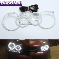 Ojos de Ángel LED blancos SMD ultrabrillantes 2600LM 12V Kit de anillo de halo luz diurna para Chevrolet Lacetti Optra Nubira 2002-2008