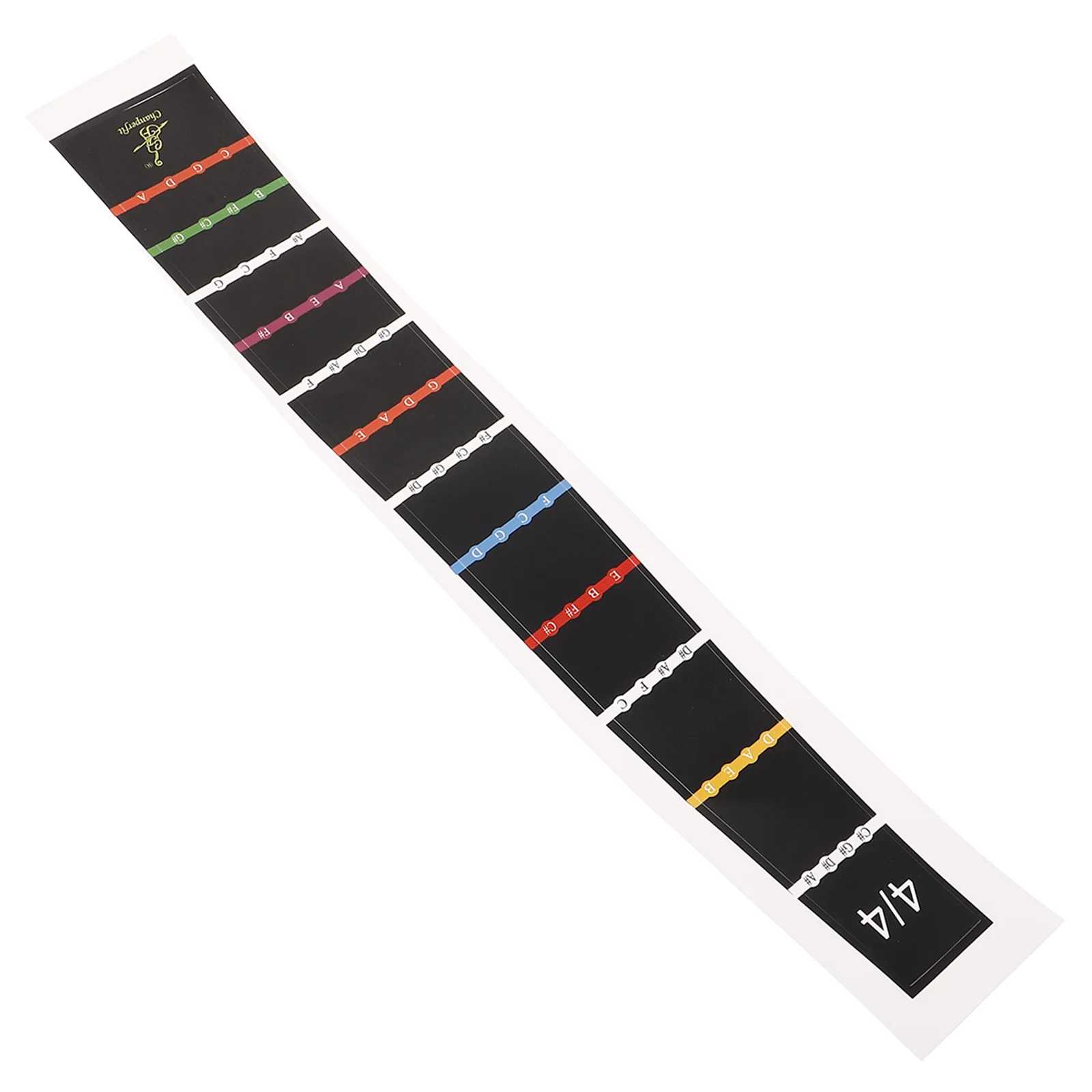 Nail Stickers Cello Scale for Phoneme Finger Guide Fretboard Black Tape Fingerboard