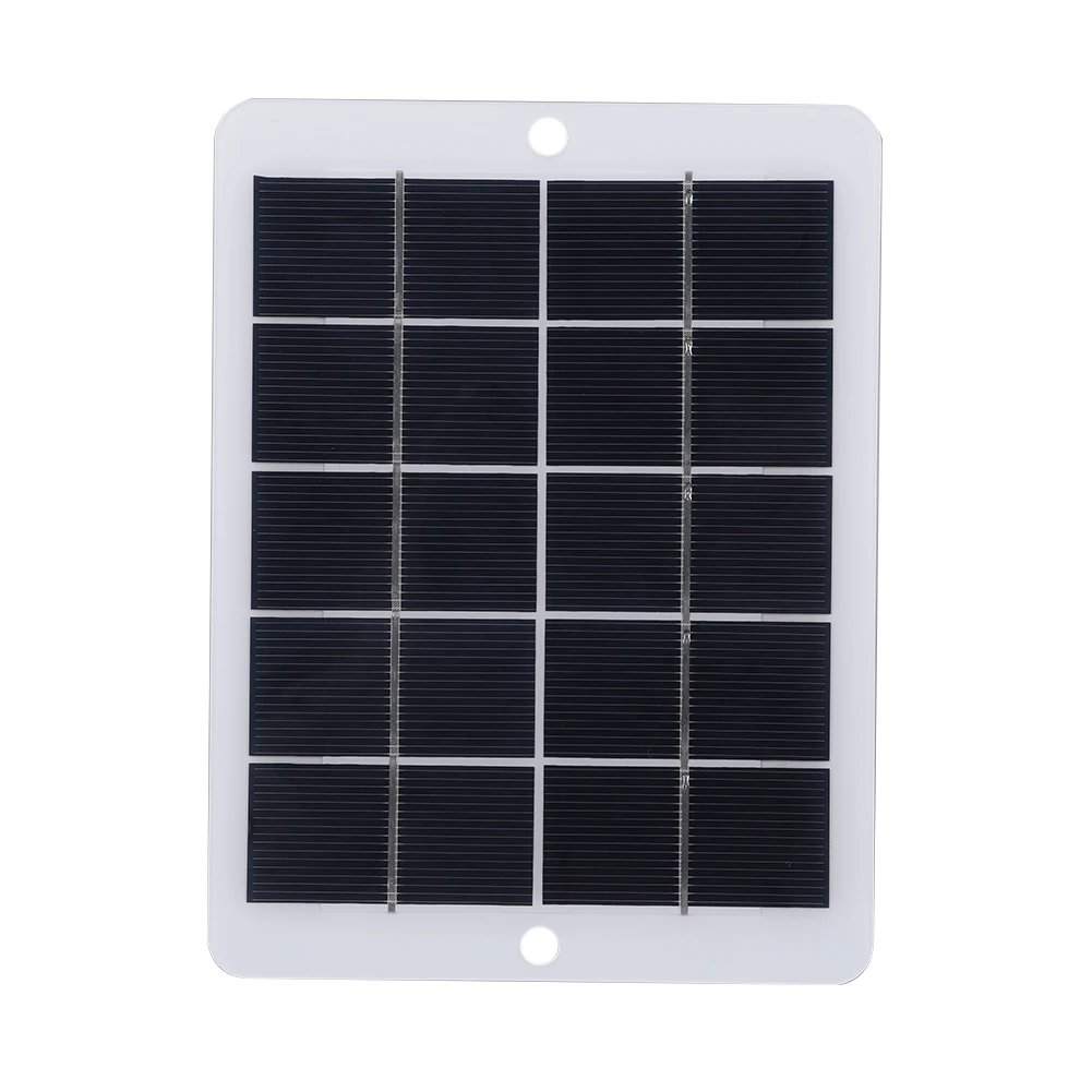 3W 5V Solar Panel Polysilicon Solar Panel Wide Charging Range Mini Solar Plate Portable Solar Panel Charger for Outdoor Use