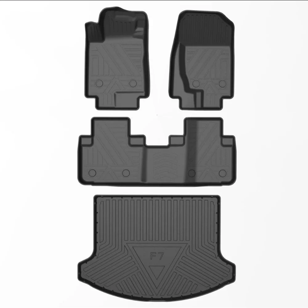 

4Pcs Car Floor Mat For Haval F7 2019-2022 Waterproof Non-slip Floor Mat TPE Car-styling Protection Accessories