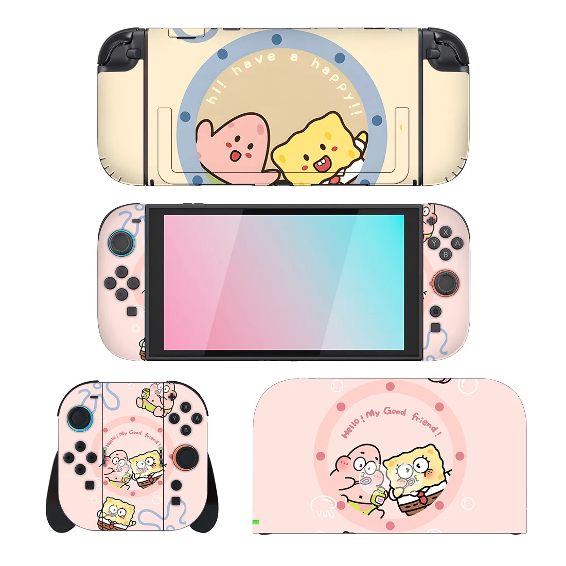 

New Game Cartoon Protector Sticker Skin for Nintendo Switch 2 NS Console Dock Charger Stand Holder Joy-con Controller Vinyl