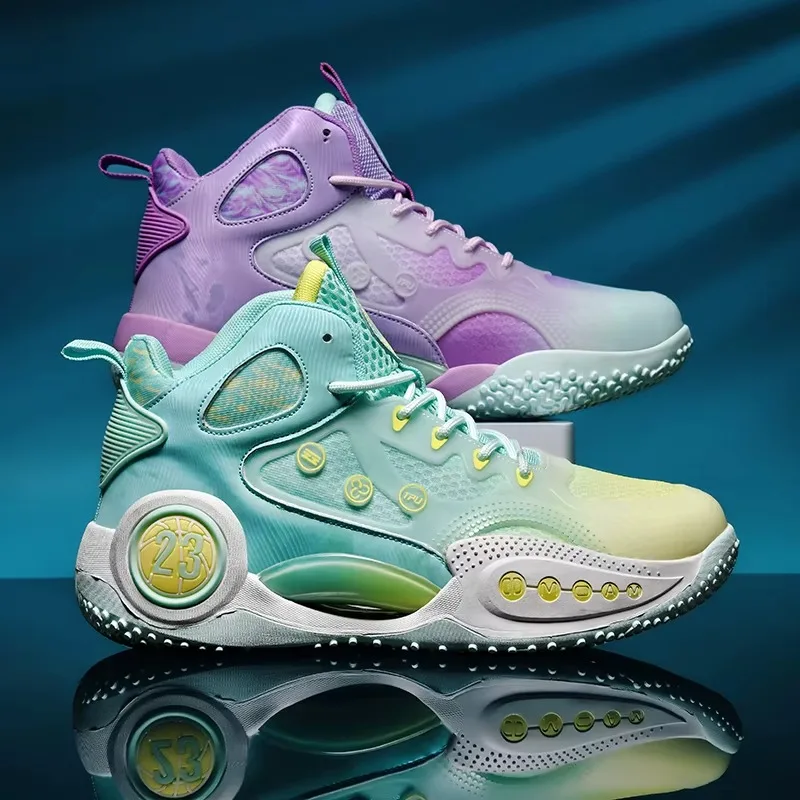 כל העיר 12 נעלי כדורסל גברים מעצב ספורט אימון נעלי ספורט חוצות גברים רשת ללבוש עמיד ללא החלקה