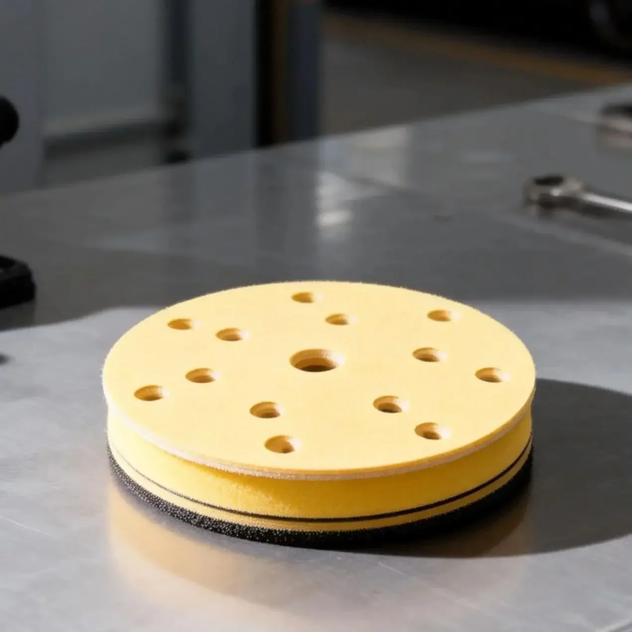 Mirka 150mm 6 Inch Hook & Loop Sanding Discs,Dry Abrasive Sandpaper Compatible with 6-in-1 Air Sander for Grinding & Polishing