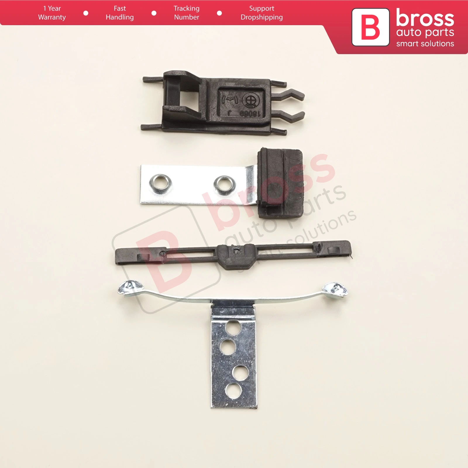 Bross Auto Parts BSR507 4 Parts Sunroof Set Repair for BMW E46 2003-2006 54137134516 Fast Shipment Ship From Turkey