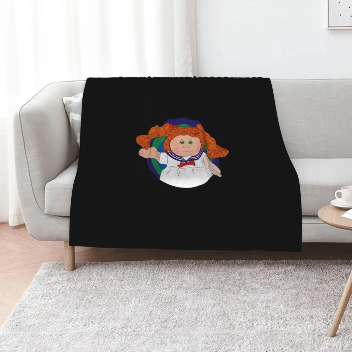 Marine Cabbage Patch Throw Blanket Decorative Sofa Polar Beautifuls Custom Vintage blankets ands Blankets