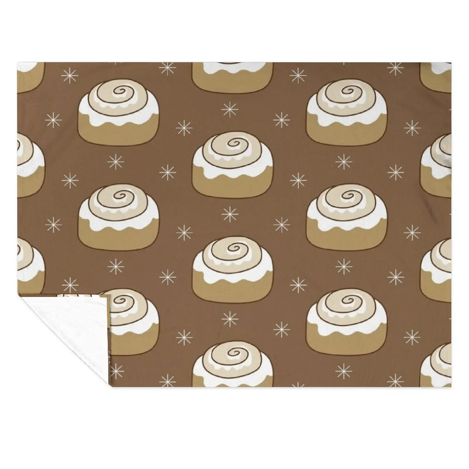 

Cinnamon Bun Throw Blanket heavy to sleep Furrys Retros funny gift Blankets