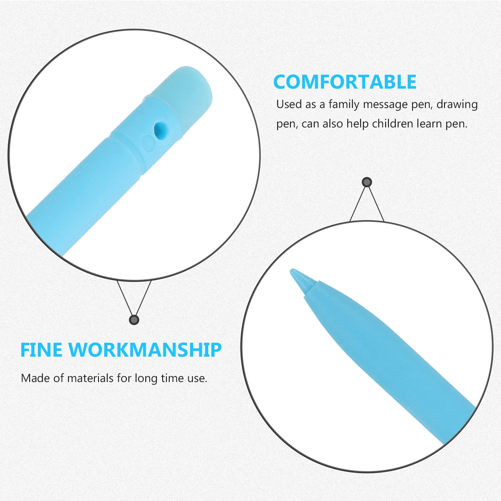 

Стилус для ЖК-дисплеев с функцией стирания, 8.5, 10, 12 дюймов, небесно-голубой, для рисования и письма, для обучения и повседневной связи