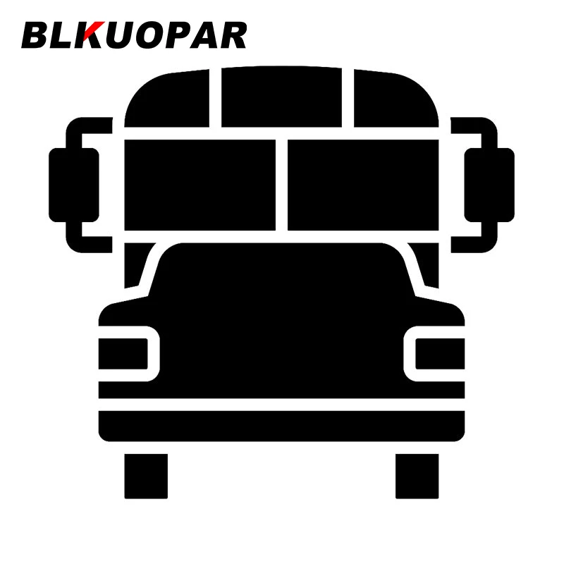 

BLKUOPAR School Bus Education Car Stickers Vinyl Decal Motocycle Surfboard Sunscreen Occlusion Scratch Car Accessories