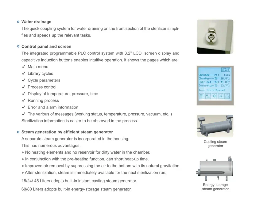 MOST-T 시리즈 B급 탈포탑 멸균기/고압멸균기