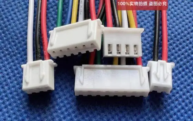 5 قطعة JST-XH XH2.54-3P/4P/5P/6/7P/8P-20P ذكر/أنثى سلك طرفي أحادي الطرف 1007 #    كابل توصيل إلكتروني مع مقبس