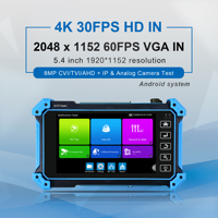 WANGLU Upgraded 8K IPC-5100C Plus IP Camera Tester 8MP IP CVI TVI AHD Analog Camera Tester VGA & 4K HD Input IP Camera Tester