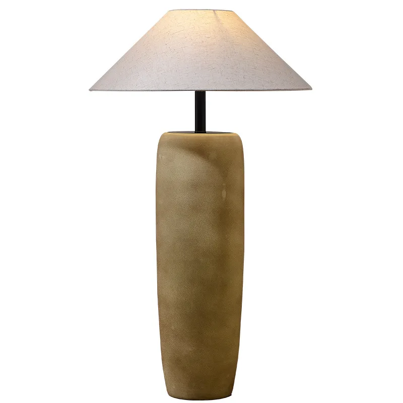 

Floor lamp designer model house bed and breakfast bedroom pottery pot hotel zen