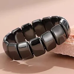 Terahertz Energy Stone Bracelet Men's Titanium Nuclear Magnetic Bracelet Couple Portable Jewelry