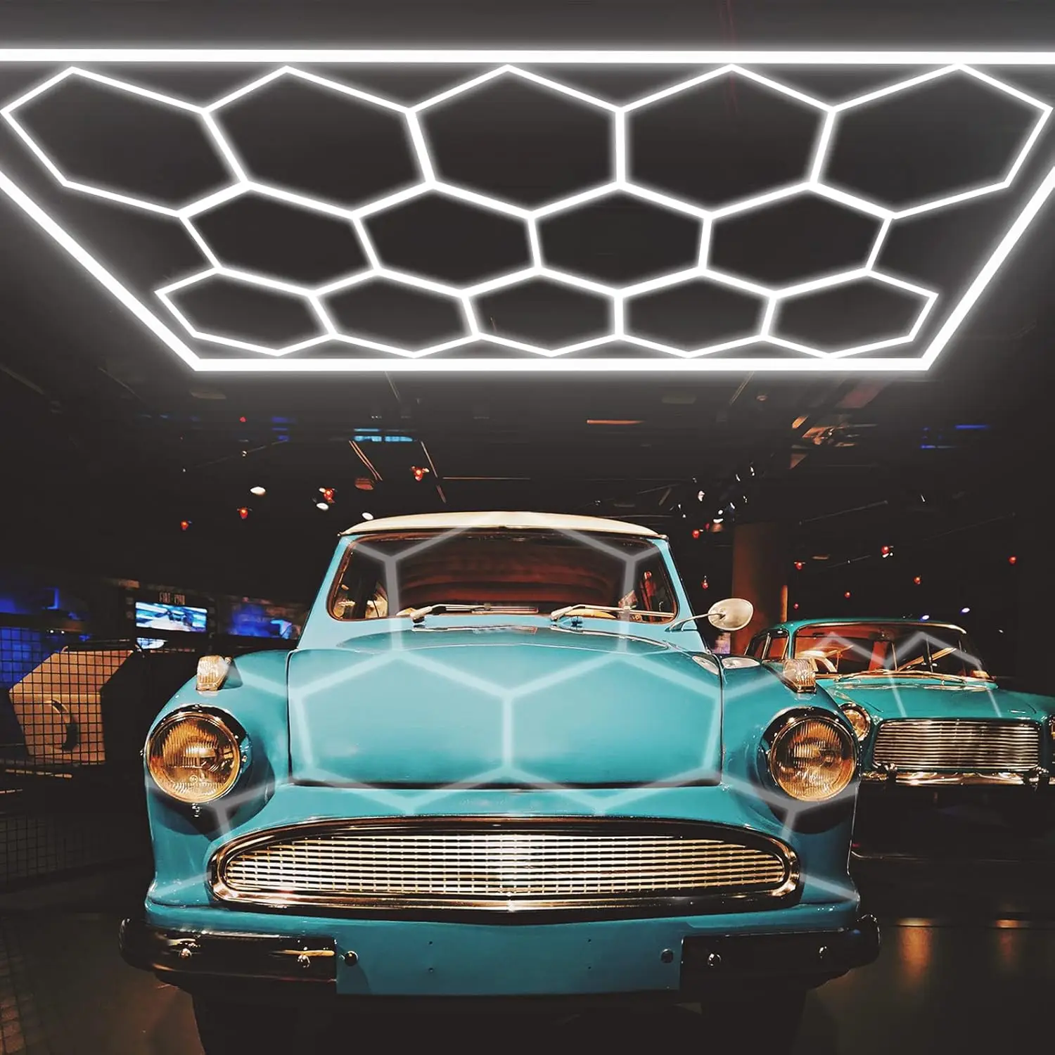 مصباح سقف LED عالي الجودة قابل للتخصيص لغسيل السيارات ورشة عمل صناعية لغرفة الرياضة الإلكترونية قاعة ألعاب الطرق والحدائق والفنادق #3