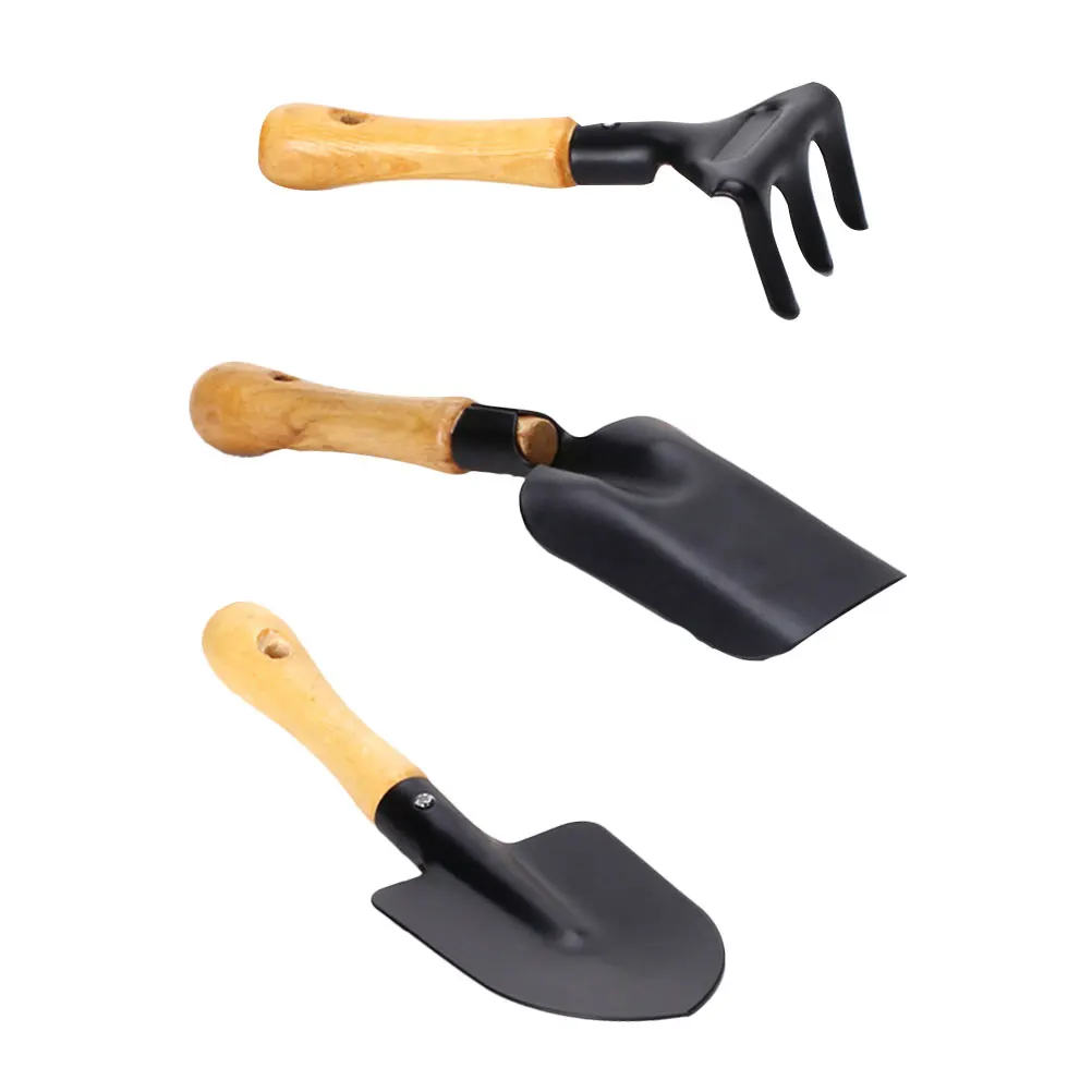 3 Pcs Gardening Shovel Set Children Tool Bonsai Tools Pot Plant Mini Rake Kit Kid Potted for