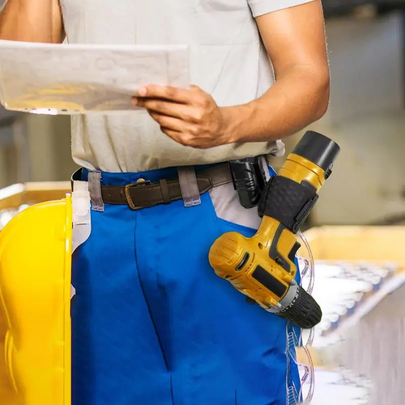 Ferramenta Coldre Cintura Tool Set para Homens, Broca Portátil Titular, Multitool, Poder Pneumático Broca, Driver em Seu Cinto, Clipe de Viagem