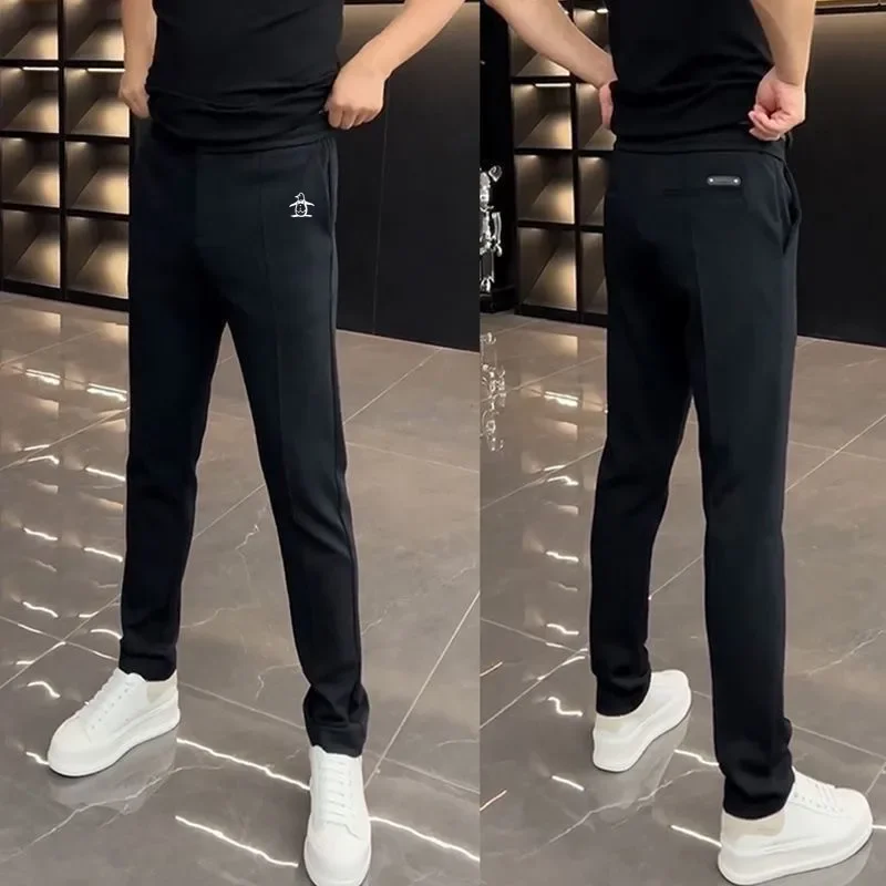 

Autumn Winter Golf Wear Men 2024 New Authentic Golf Pants Korean Business Casual Pants Men's Golf Apparel Fashion Straight Pants