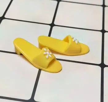 High quality YJ10 classic shoes flat foot high heels sandals fun to choose for your barb dolls 1/6 Scale accessories