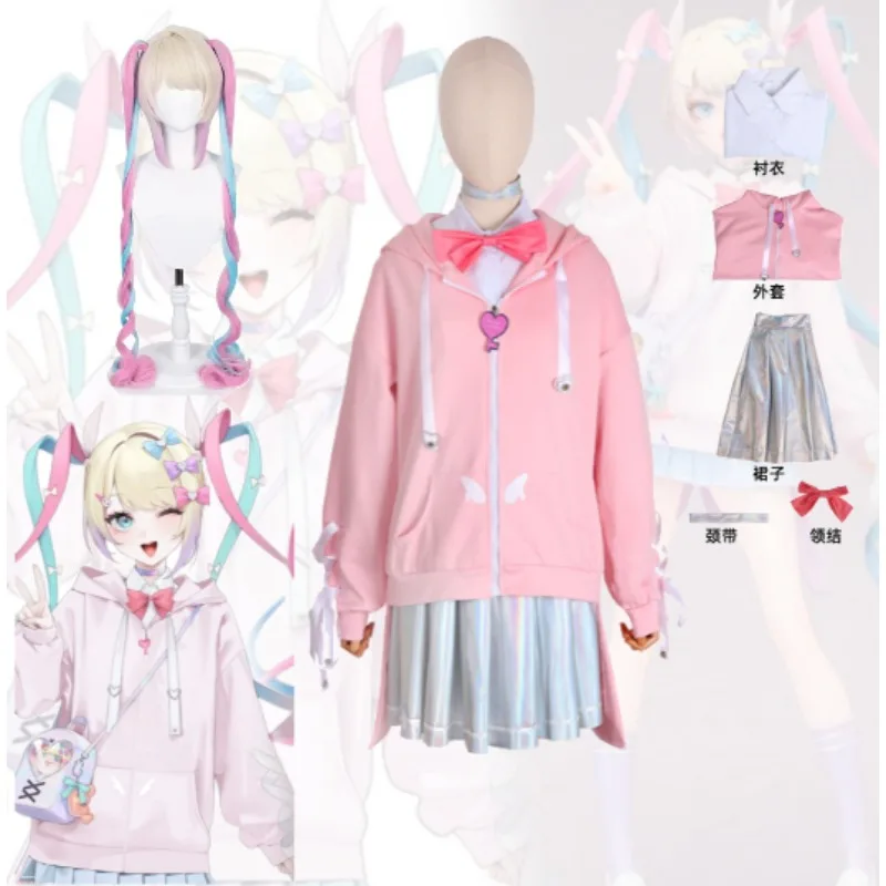 

NEEDY STREAMER OVERLOAD OMGkawaiiAngel Sweatshirt Anime Hoodie Cute Kawaii Streetwear Pullover for Women Cosplay Casual