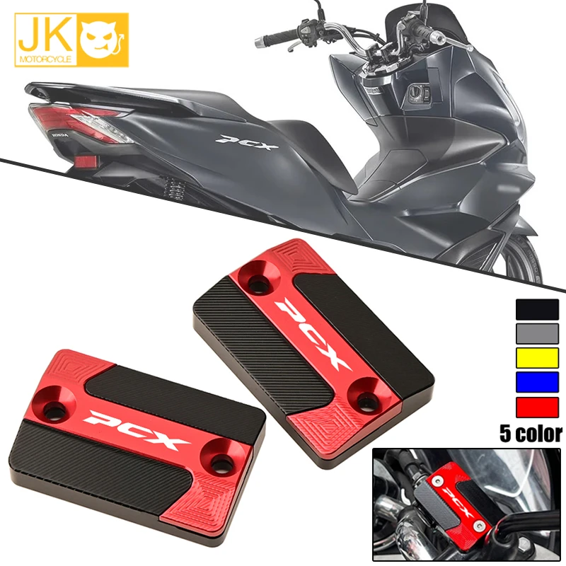

Аксессуары для мотоциклов PCX с ЧПУ, передний тормозной резервуар, крышка бака для жидкости, крышка масляной чашки для HONDA PCX 160 150 125 pcx160 PCX150 PCX125