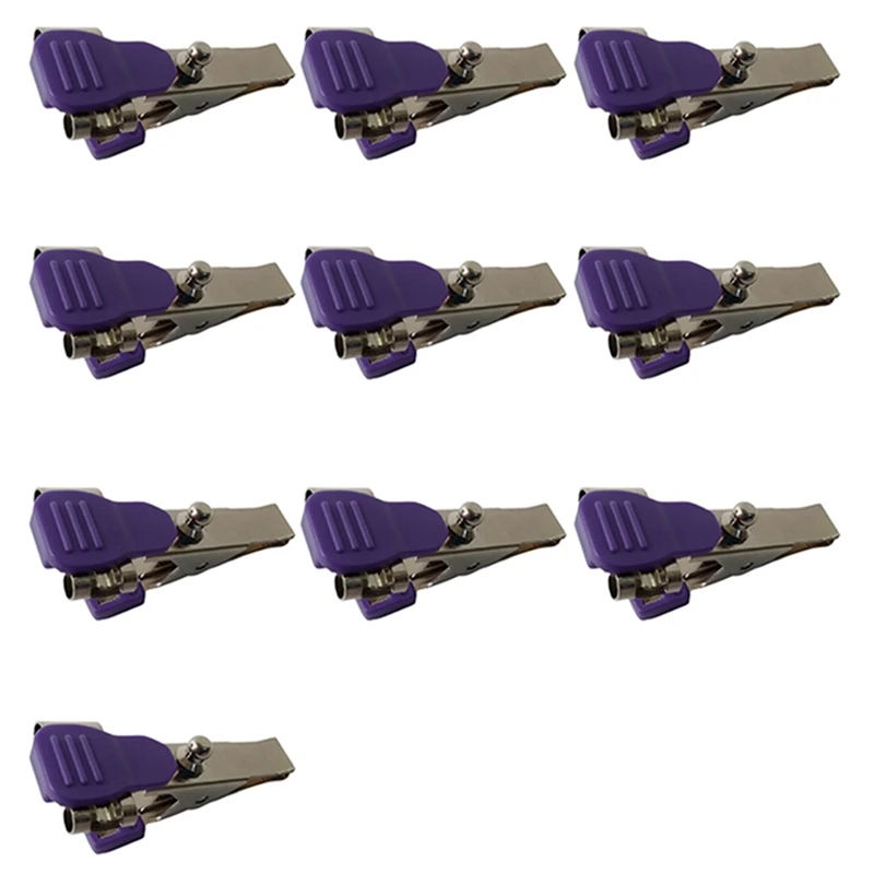 

New-20Pcs Reusable ECG/EKG Alligator Clip Electrodes For Animals, Pets, Dogs, Cats And Veterinary, Used To Fix Cables