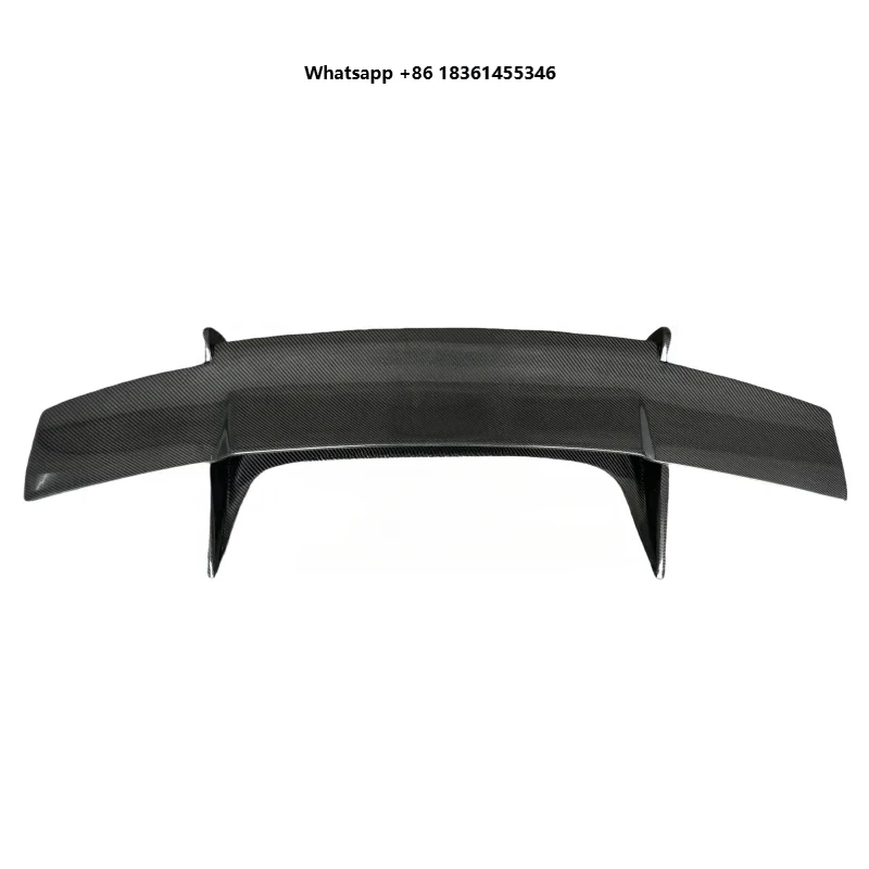 

For Mustang High Quality Double Layer Carbon Fiber Rear Wing