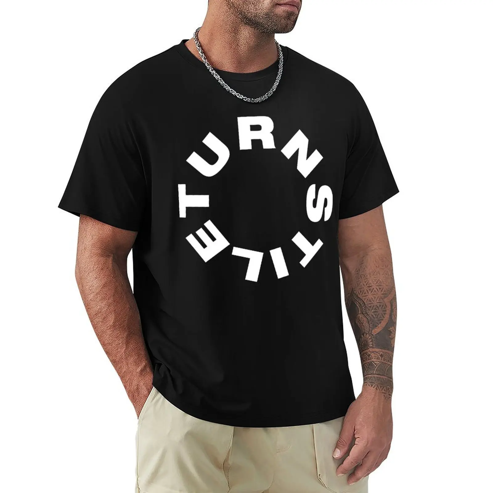 

Turnstile Classic T-Shirt Work Daily Short Sleeve Top