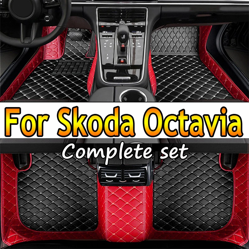 

Автомобильные коврики LHD для Skoda Octavia, MK3, 5E, 2023, 2022, 2021, 2020, 2019, 2018, 2017, 2016, 2014, 2013, запчасти, автомобильные аксессуары, коврики