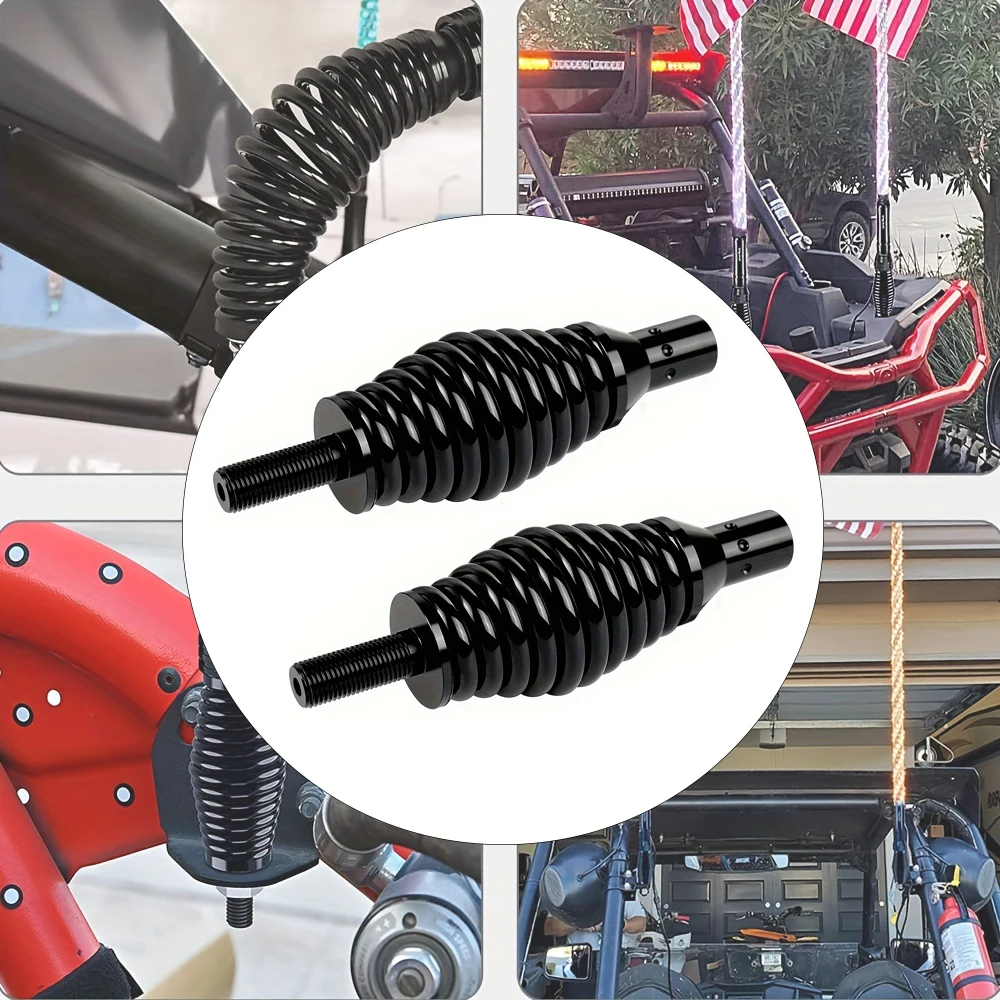UTV Whip Lights Spring Mounting Base LED Light Whips Spring Base Quick Release ATV Whip Spring For UTV ATV Polaris Boat Offroad