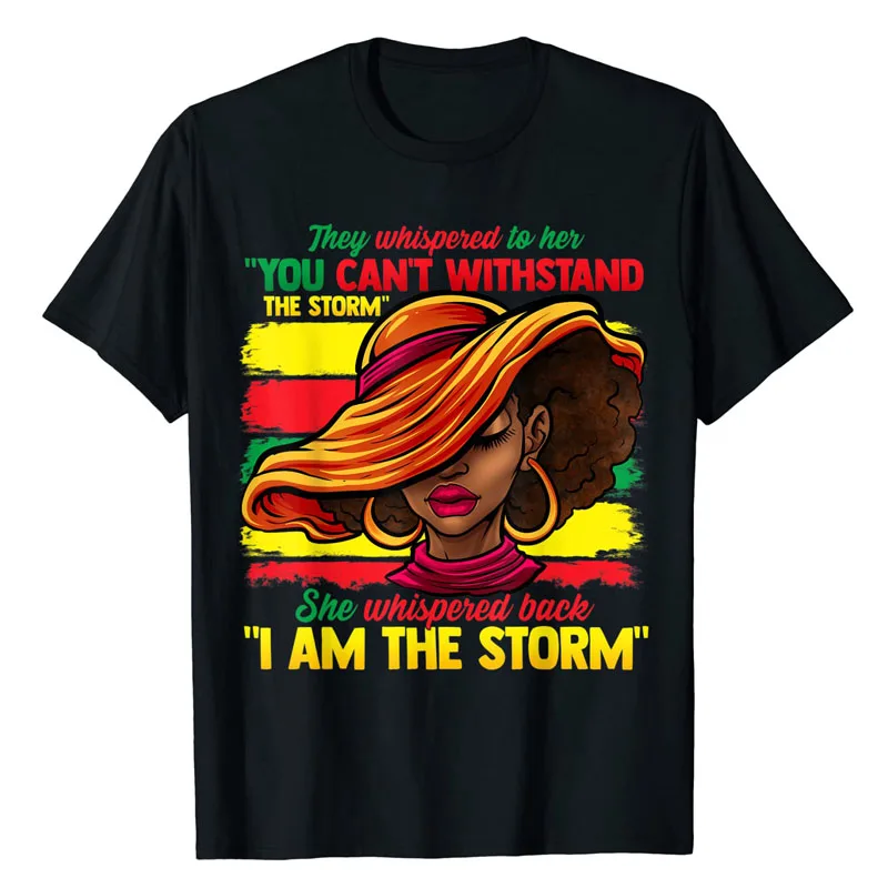 Proud Black African American Ladies Black History Month T-Shirt Aesthetic Clothes Sayings Quote Graphic Tee Short Sleeve Blouses