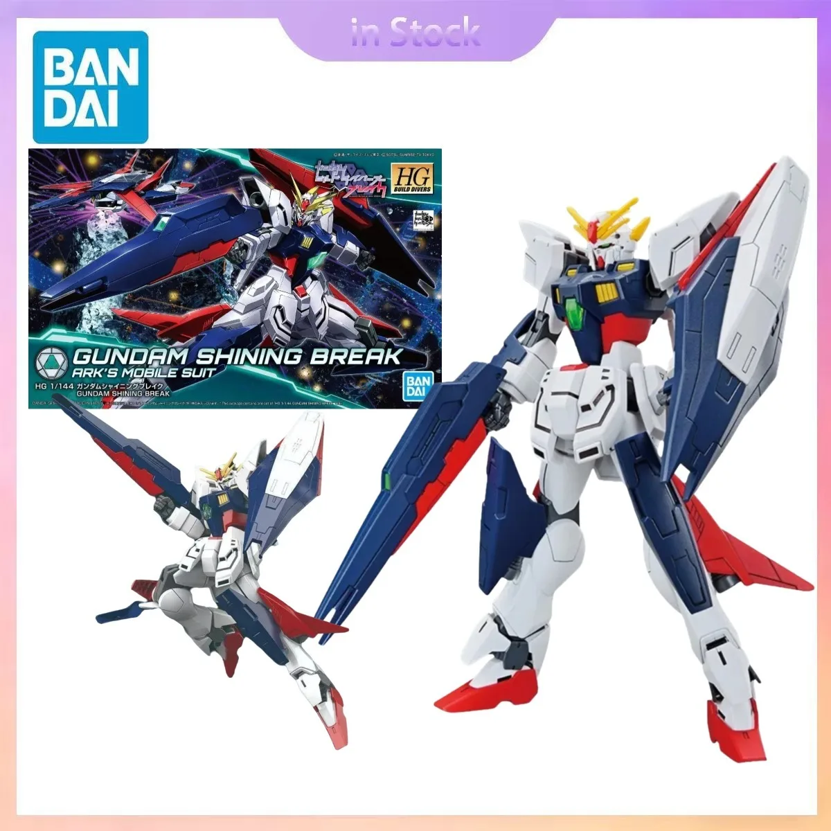 

Original Bandai Genuine In Stock HG 1/144 Shining Break Ark‘s Mobile Suit Gundam Anime Collection Action Figure Model Kits