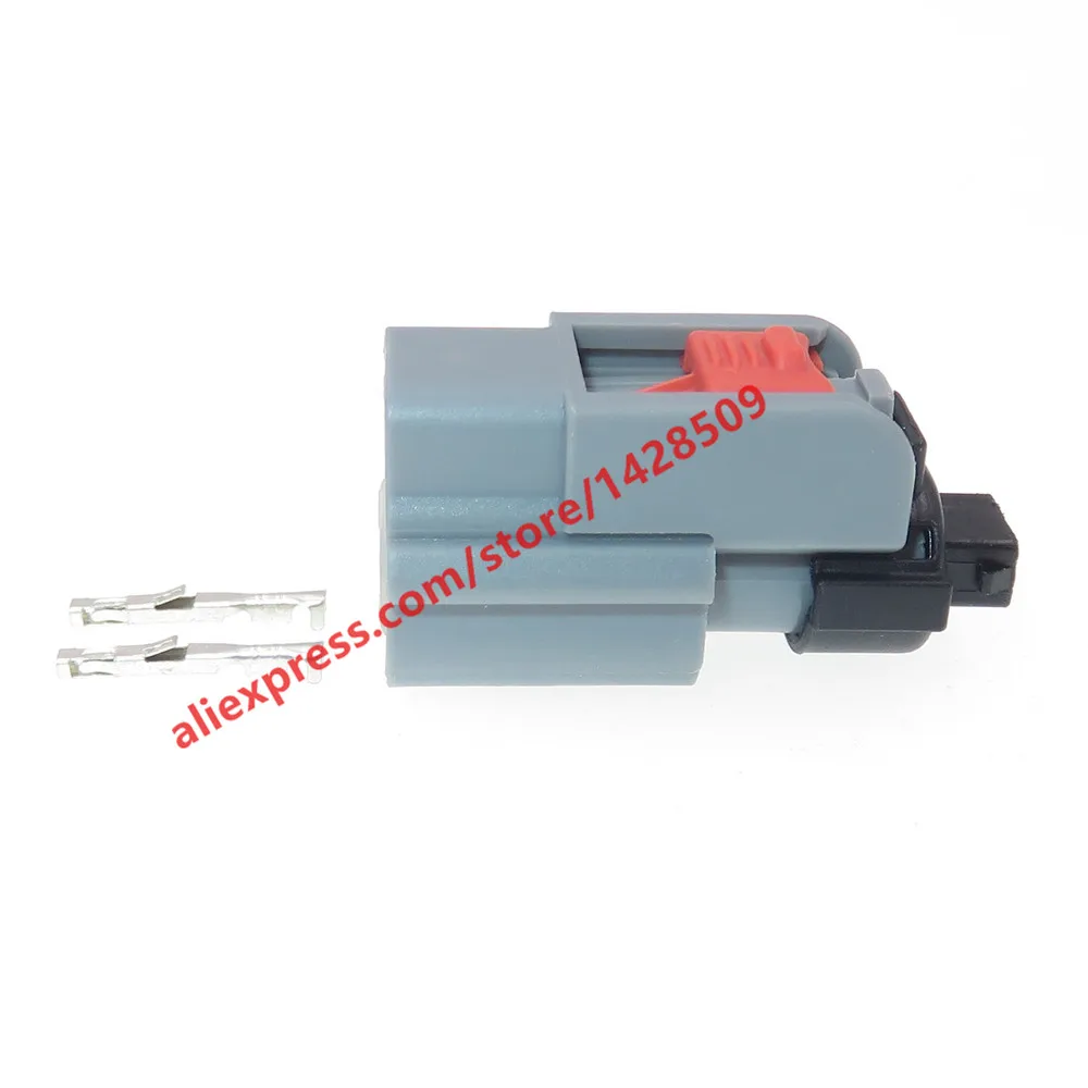 1 Set 2 Pin 0.6 Series Automobile Collision Knock Sensor Plug 13610095 Car Cable Harness Connector For Cadillac Buick