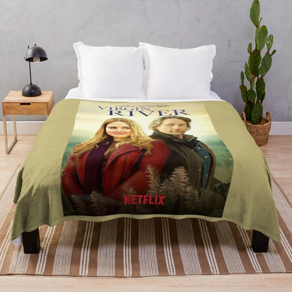 

virgin river Throw Blanket Outdoor Soft Blanket for Picnic Beach Camping