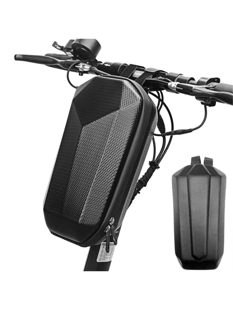 AliExpress NONE Scooter Bicycle Skateboard Waterproof Hard Shell Front EVA Hard Shell Bags Bicycle Handlebar Hanging Bag MTB Bike Carry Storage