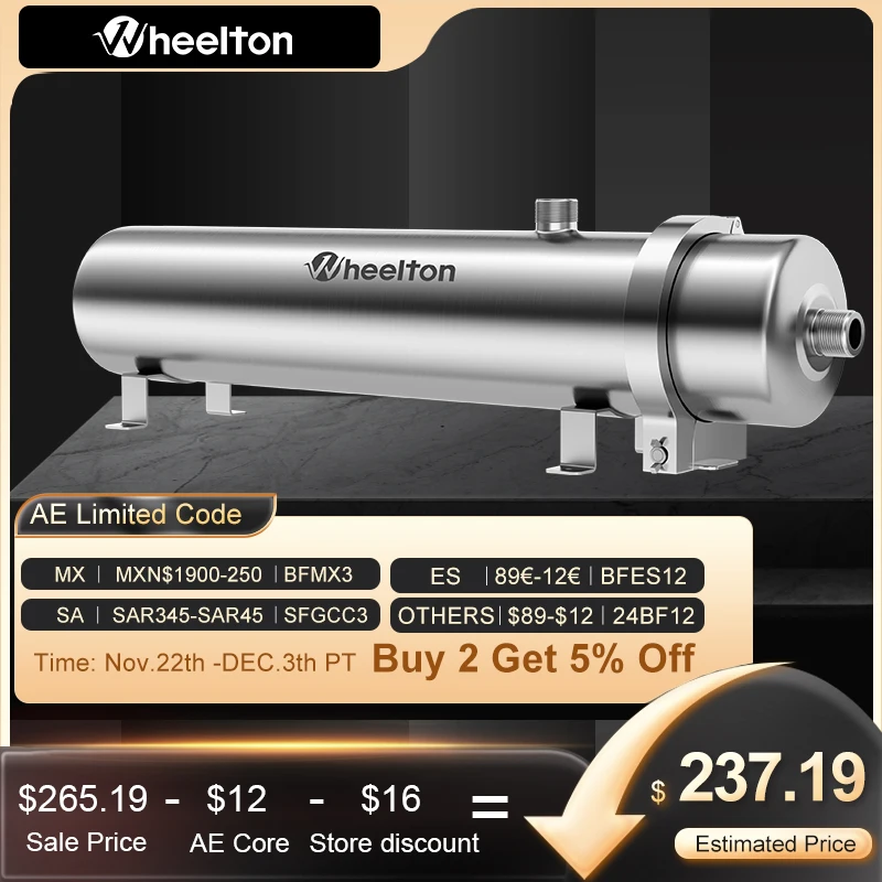 3000L/H Well Water Whole House Filtration System PVDF UF Purifier Filtration Stainless Steel 304 Drink Straight UF Filters