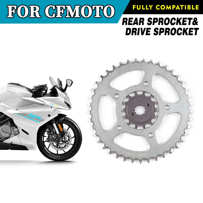 For CFMOTO 250SR-FUN Rear Sprocket and Drive Sprocket CF250-6 CF250SR-FUN Motorcycle Accessories Original Parts