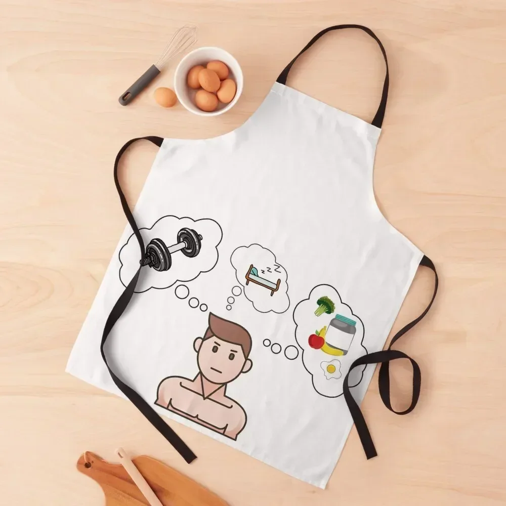 

Thinking bout bodybuilding 1 RealLove bodybuilding fitness weight training Apron bib cooks clothes Apron