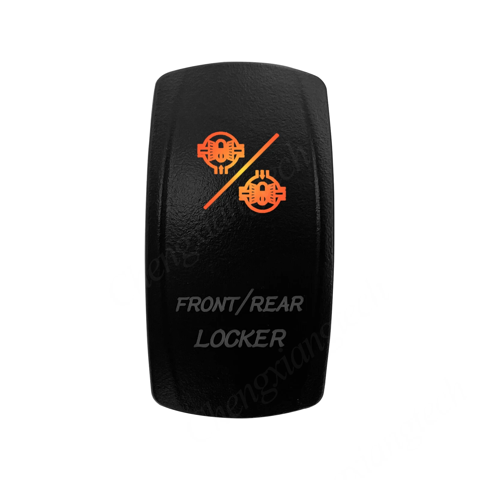 12V 20A Amber Led FRONT REAR LOCKER Rocker Switch Laser Etched 7Pin DPDT ON OFF ON 3 Position for UTV Boat Camper Trailers 4x4