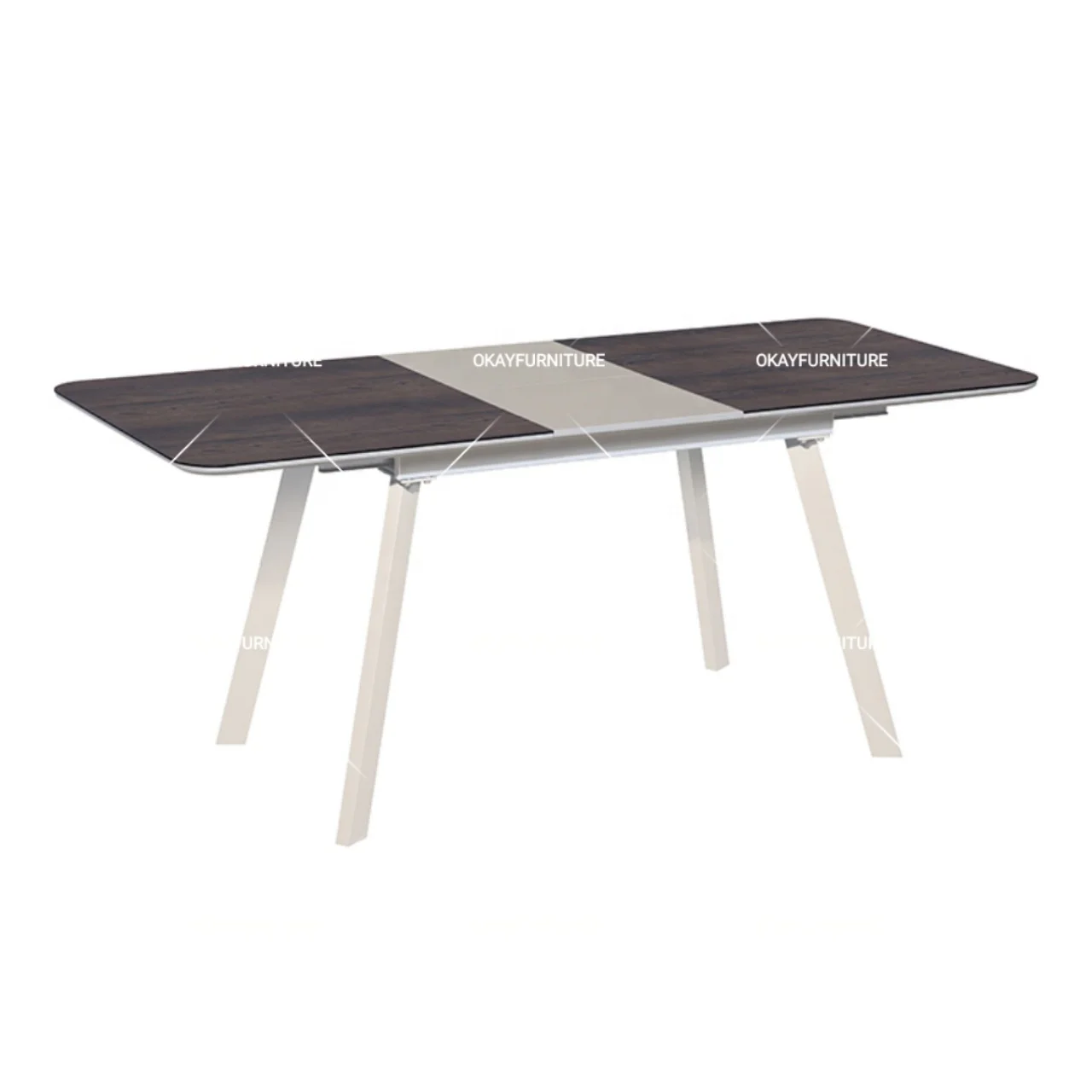 

Modern MDF Extendable Stainless Steel Dining Table Designs