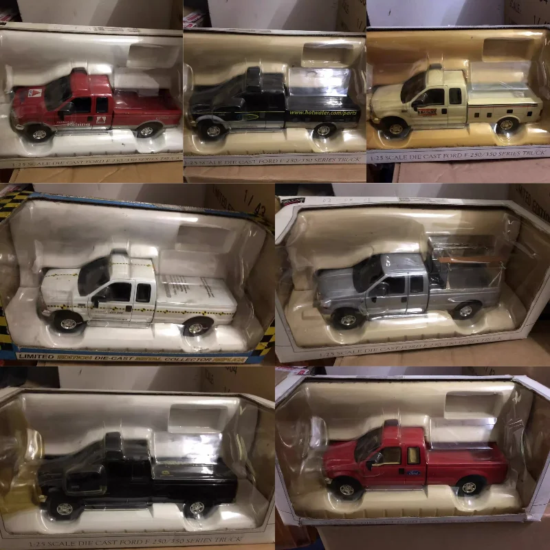 

Литой под давлением Speccast масштаб 1:25 Ford Pickup F-250 F-350, модель автомобиля из сплава, Коллекционная игрушка, подарок, сувенир, украшение для дисплея