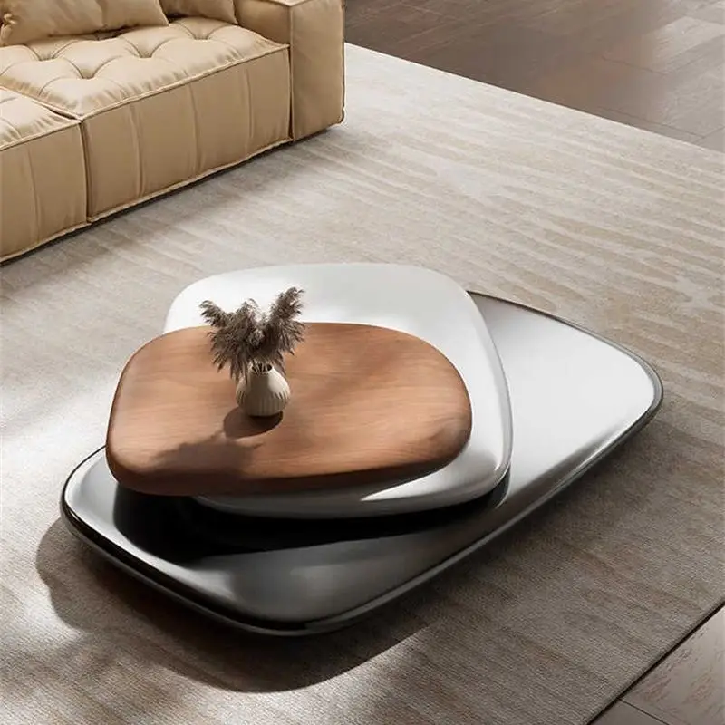 

Вращающаяся минималистичная квартира, гостиная, итальянская маленькая квартира, журнальный столик из булыжника, Интернет-дома знаменитостей, продвинутый