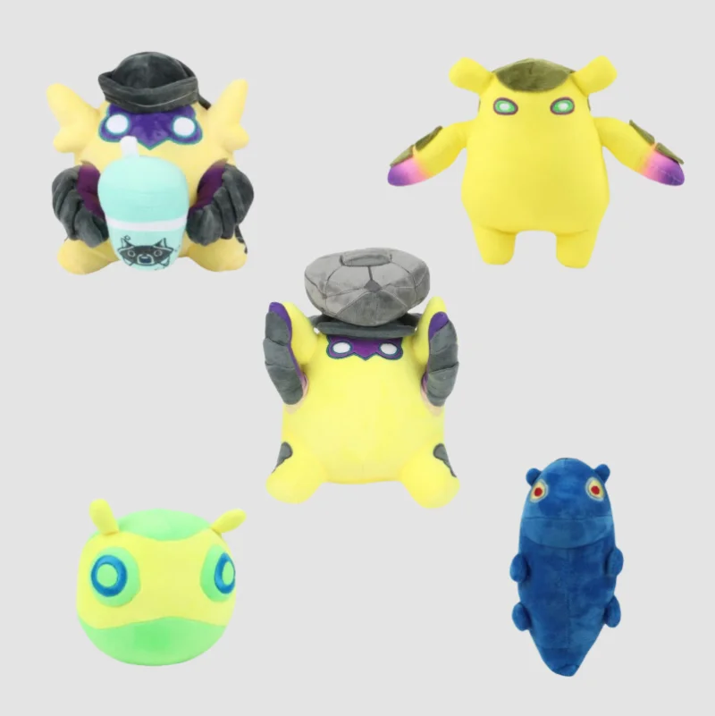 

In Stock 15-23cm New VALORANT Kawaii Plush Doll Animation Peripherals Ornaments Collection Desktop Display Toys for Kids Gifts