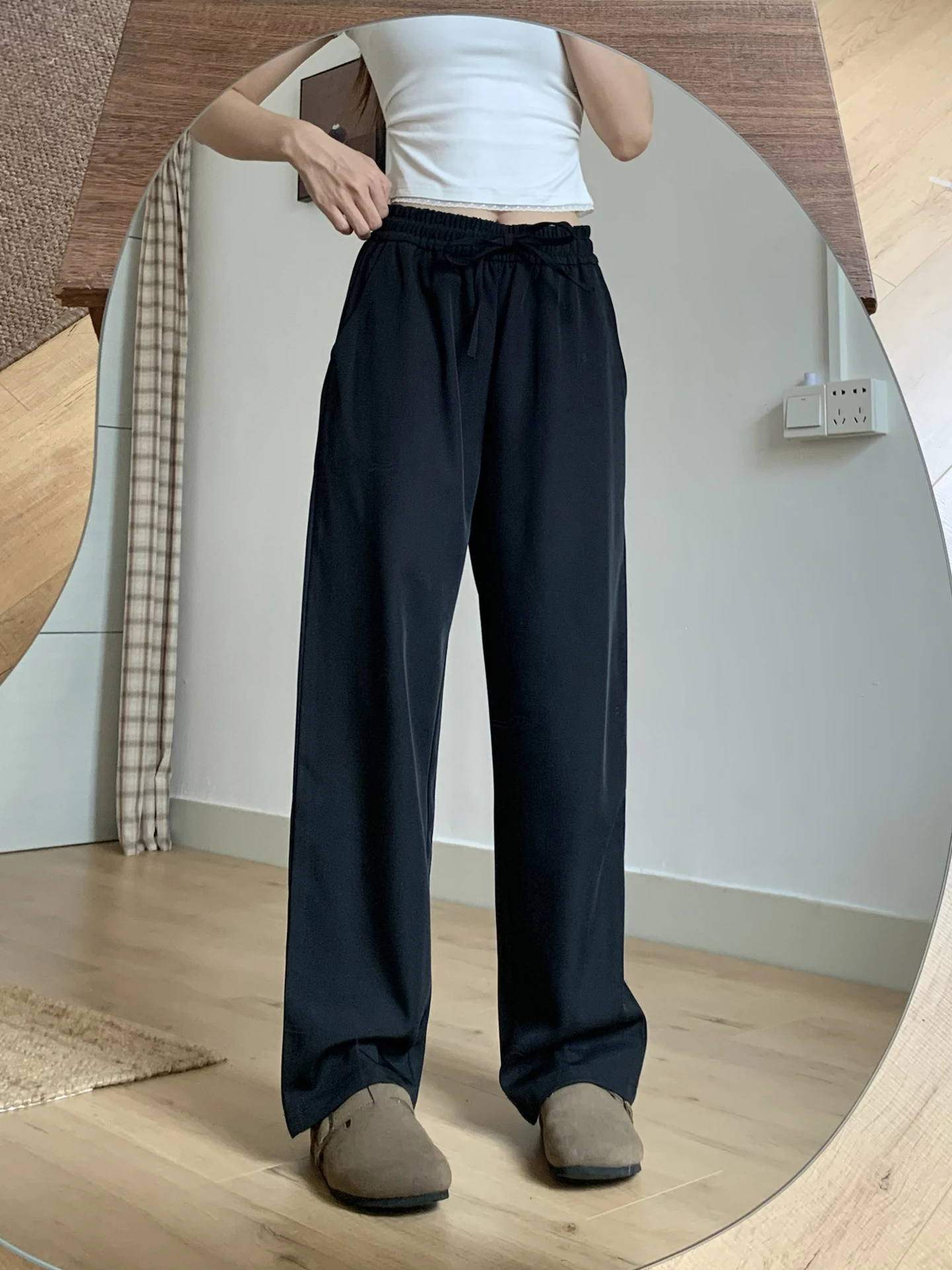 

Мужские летние тонкие свободные дышащие брюки Bla Ice Silk CleanFit, повседневные прямые брюки Euro Dragon Brand