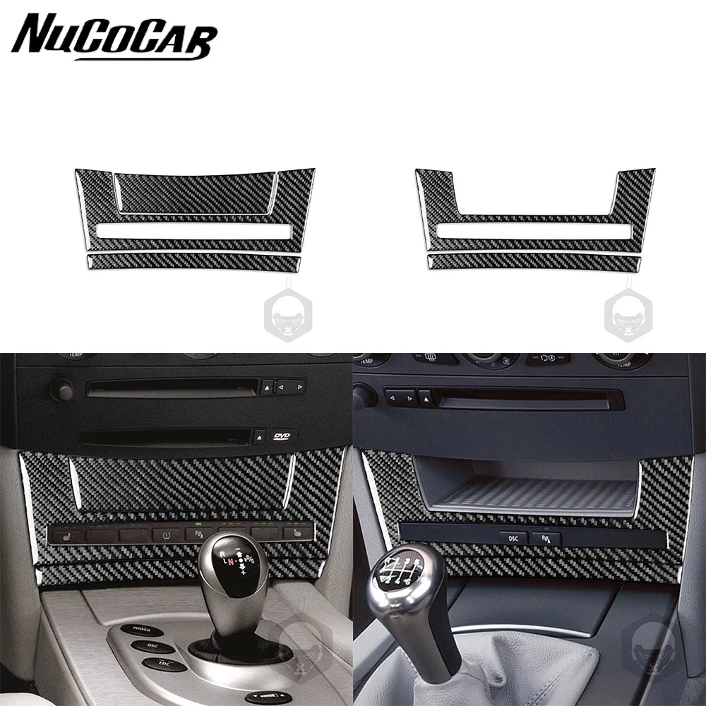 

For BMW 5 Series E60 2004 2005 2006 2007 Seat Heating Button Panel Cover Trim Sticker Carbon Fiber Car Interior Accessories