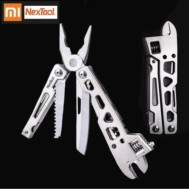 Imagem -05 - Nextool-ferramentas Multifuncionais Alicate Dobrável Tesoura Portátil Abridor Original Camping Caminhadas Ciclismo Ferramentas 11 em Lâmina