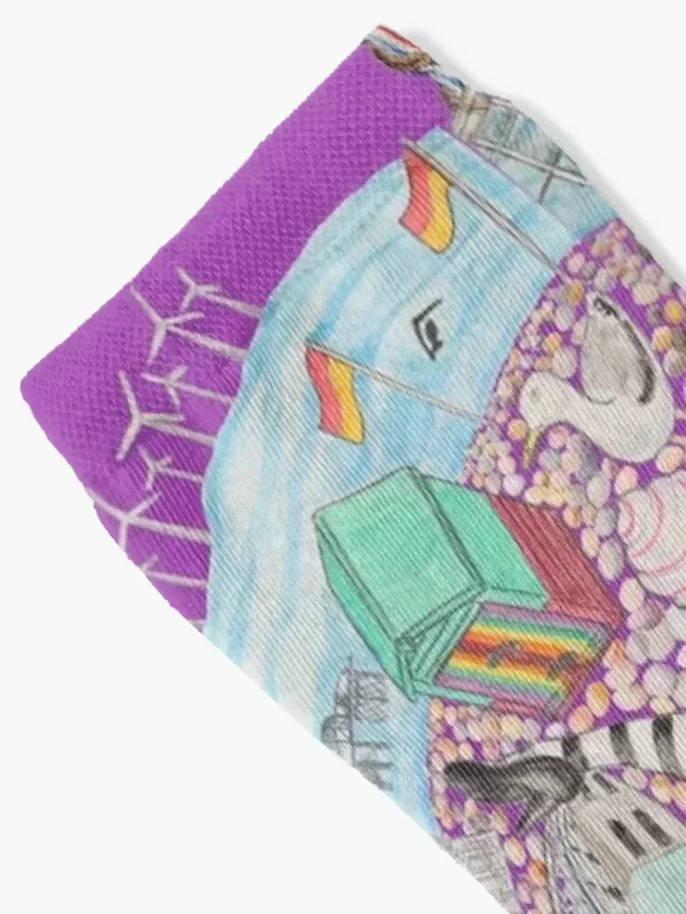 Brighton and Hove Rocks Socks designer brand short Christmas halloween Socks Ladies Men's